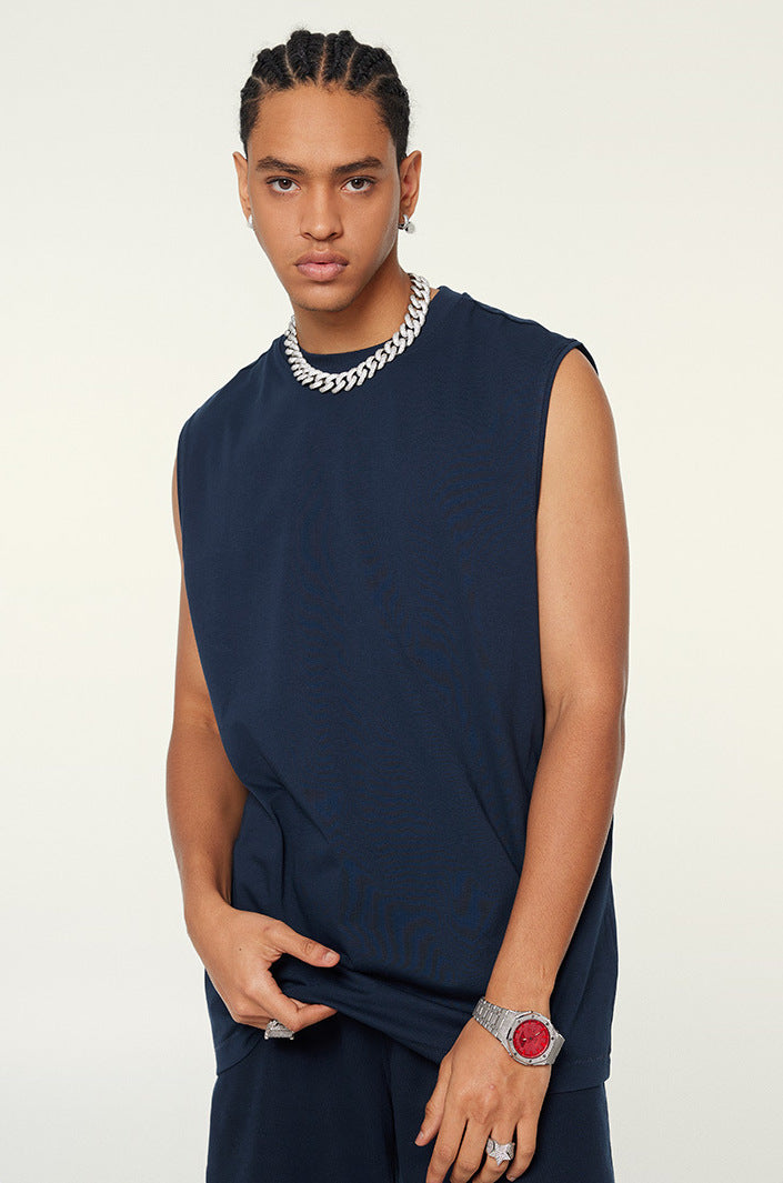 Unisex Longline Loose Tank Top(230GSM)
