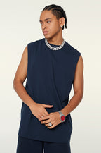 Unisex Longline Loose Tank Top(230GSM)