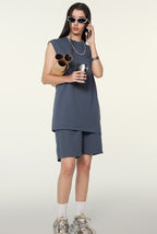 Unisex Longline Loose Tank Top(230GSM)