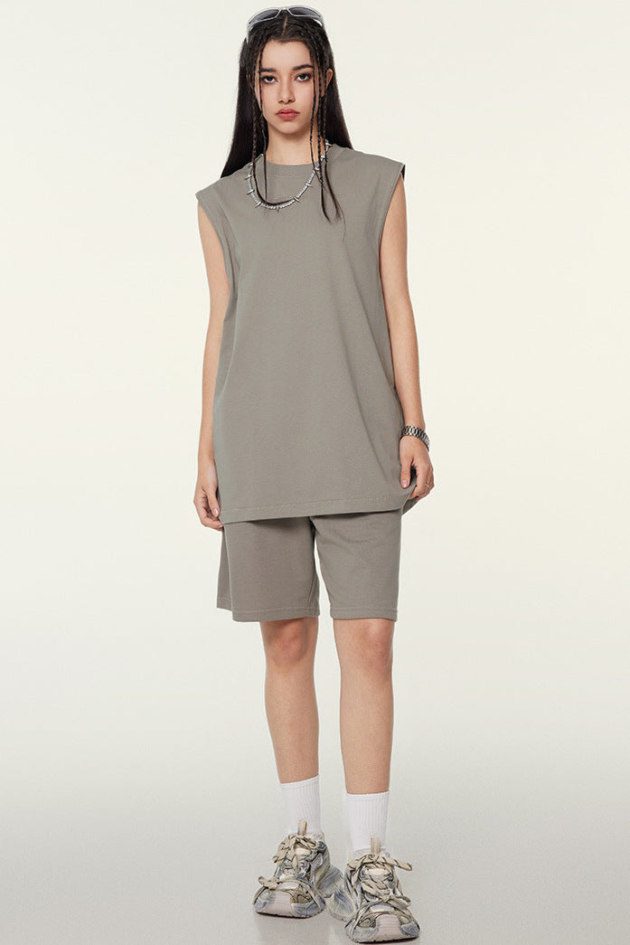 Unisex Longline Loose Tank Top(230GSM)