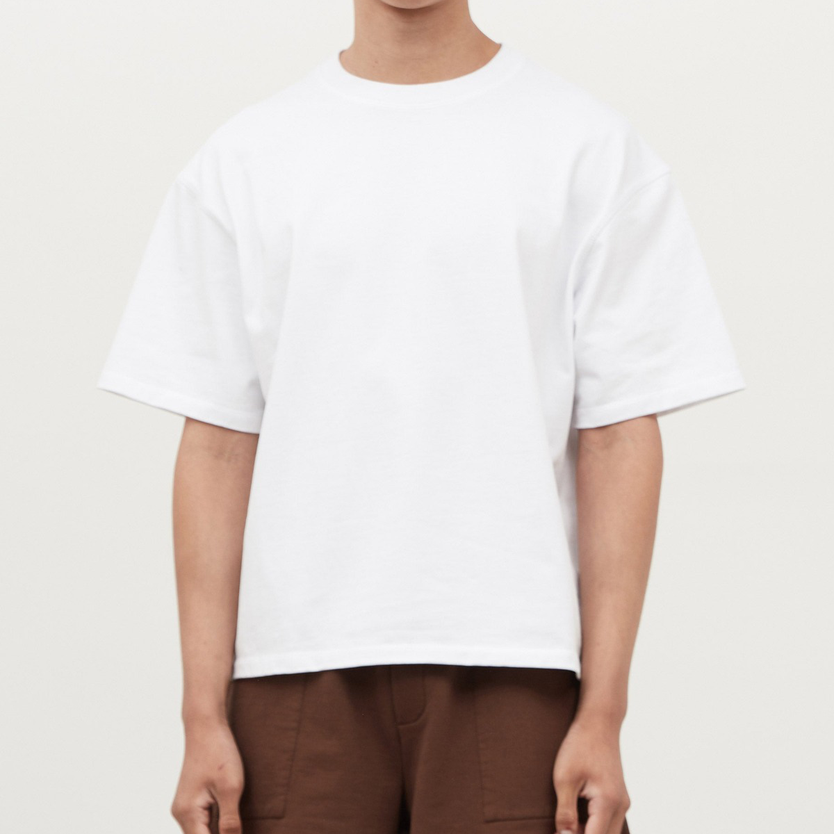 Unisex Short-Sleeved Oversized Cropped T-Shirt(280GSM)