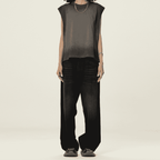 Unisex Cropped Boxy Washed Gradient Pure Cotton Tank Top (230 gsm)