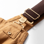 Unisex Loose-Fit Utility Bib Overall Jumpsuit