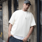 Unisex Cropped Loose T-shirt(280GSM)