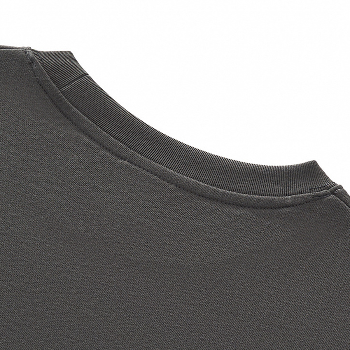 Mens Cropped Terry T-shirt