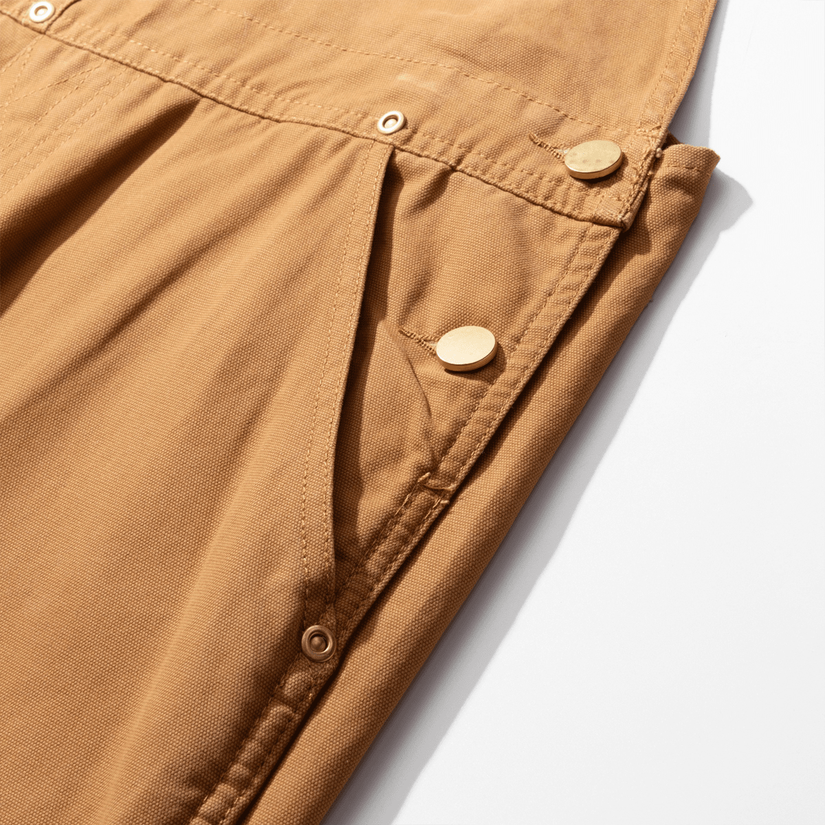 Unisex Loose-Fit Utility Bib Overall Jumpsuit