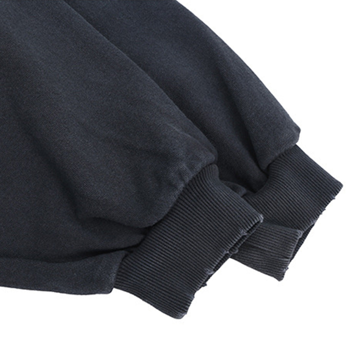 Reverse Pocket Distressed Unisex Hoodie