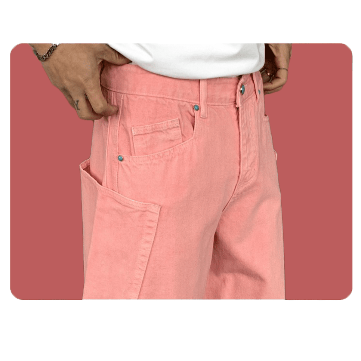 Unisex Loose Fit Straight-Leg Jeans with Soft Washed Finish