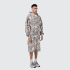 Unisex 100% Cotton Heavyweight French Terry Camo Zip-Up Hoodie (400 GSM)