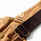 Unisex Loose-Fit Utility Bib Overall Jumpsuit