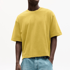 Unisex 100% Combed Cotton Cropped Oversized T-shirt