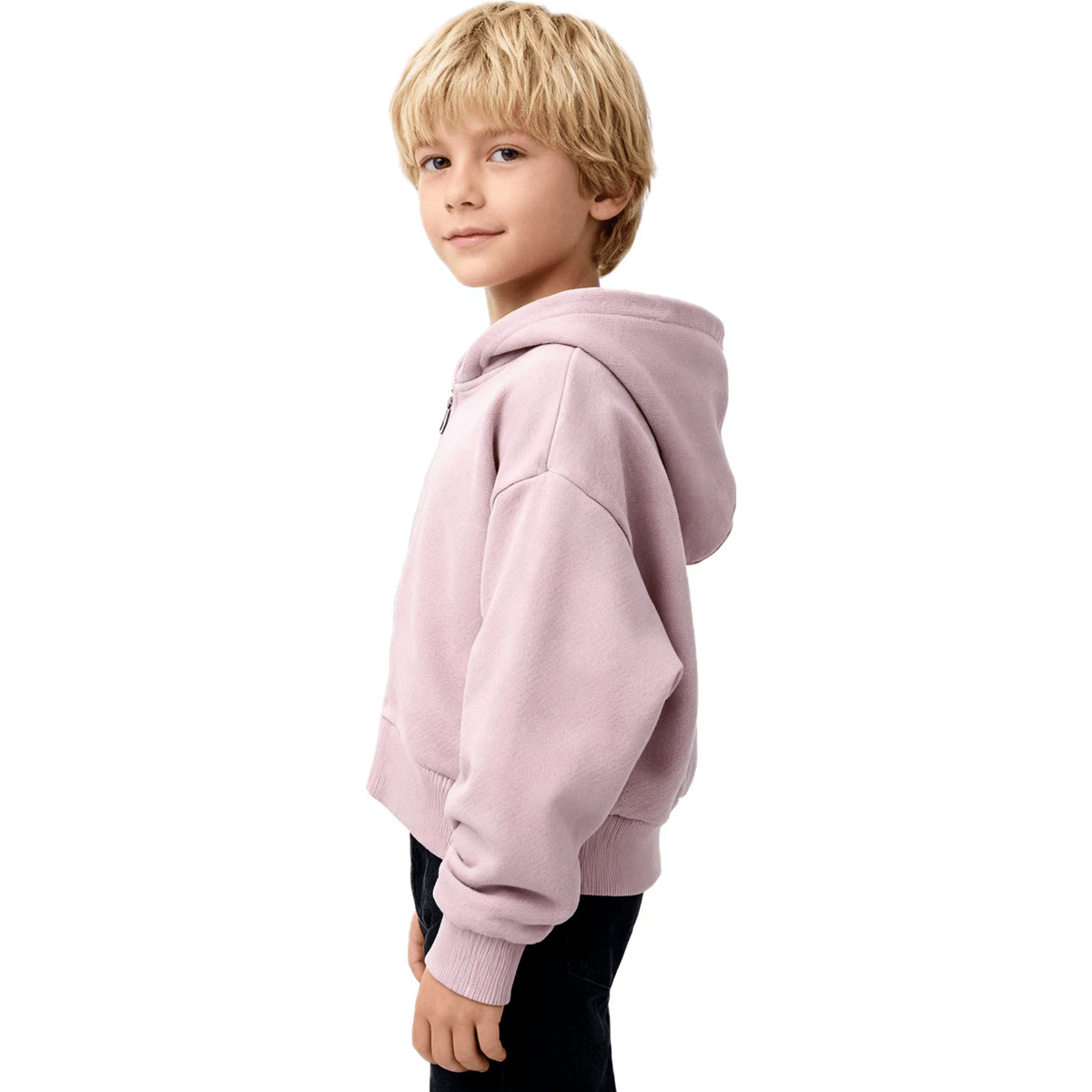 Kids’ French Terry Zip-up Hoodie（405GSM）