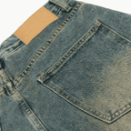 Unisex Camouflage Denim Shorts