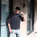 Unisex Cropped Snow Washed T-shirt(300GSM)