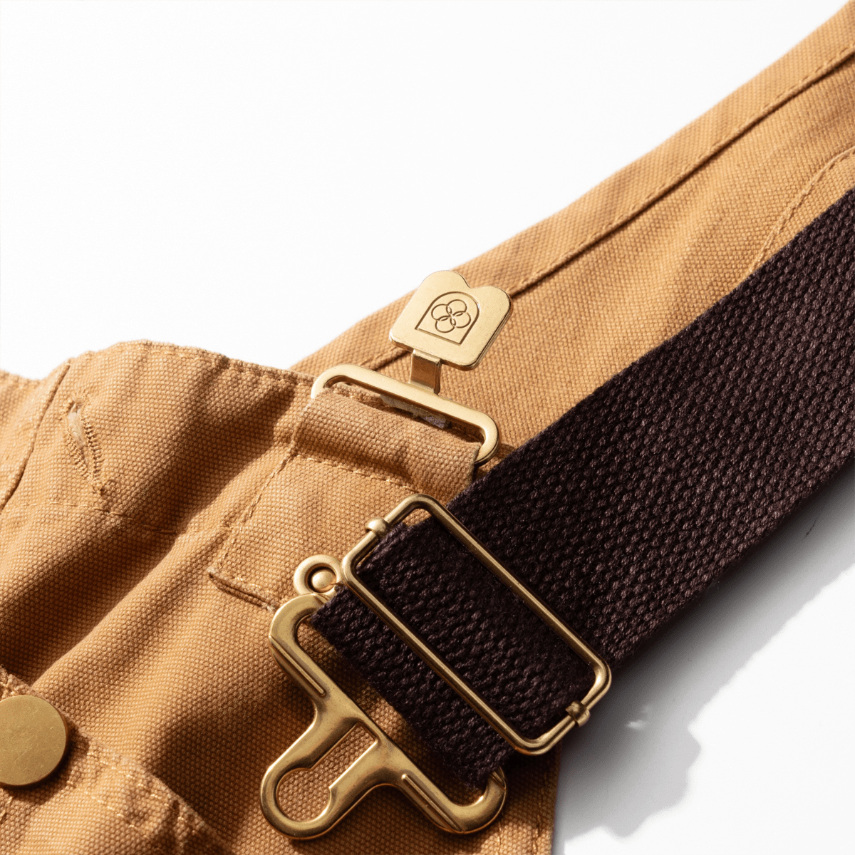 Unisex Loose-Fit Utility Bib Overall Jumpsuit