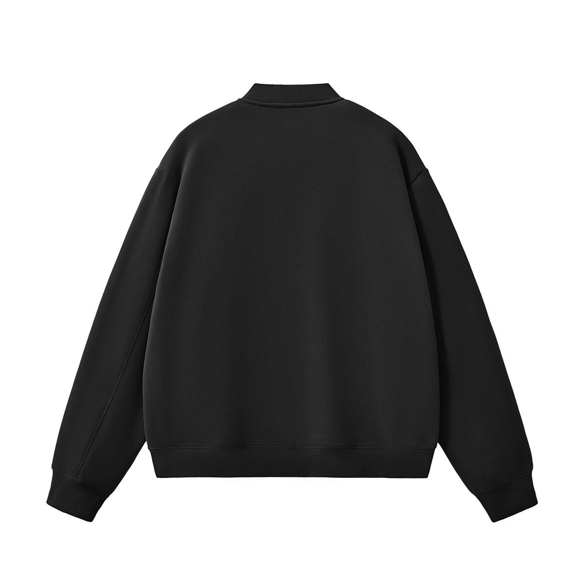 Unisex Fleece Zip-Up Baseball Jacket（360GSM）