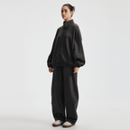 Unisex Brushed Stand-collar Zip-up Jacket（410GSM）