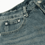 Unisex Camouflage Denim Shorts