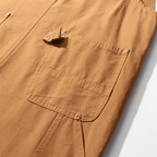 Unisex Loose-Fit Utility Bib Overall Jumpsuit