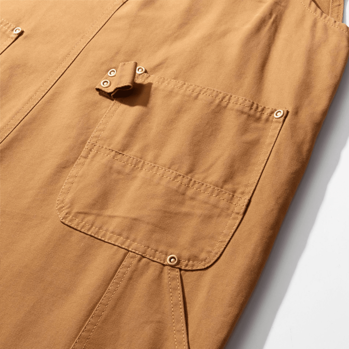 Unisex Loose-Fit Utility Bib Overall Jumpsuit