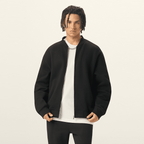 Unisex Fleece Zip-Up Baseball Jacket（360GSM）