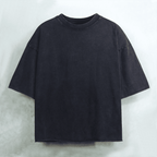 Unisex Cropped Snow Washed T-shirt(300GSM)