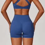 CloudFeel High-Waisted Compression Yoga Shorts