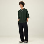 Unisex Cropped Loose T-shirt(280GSM)