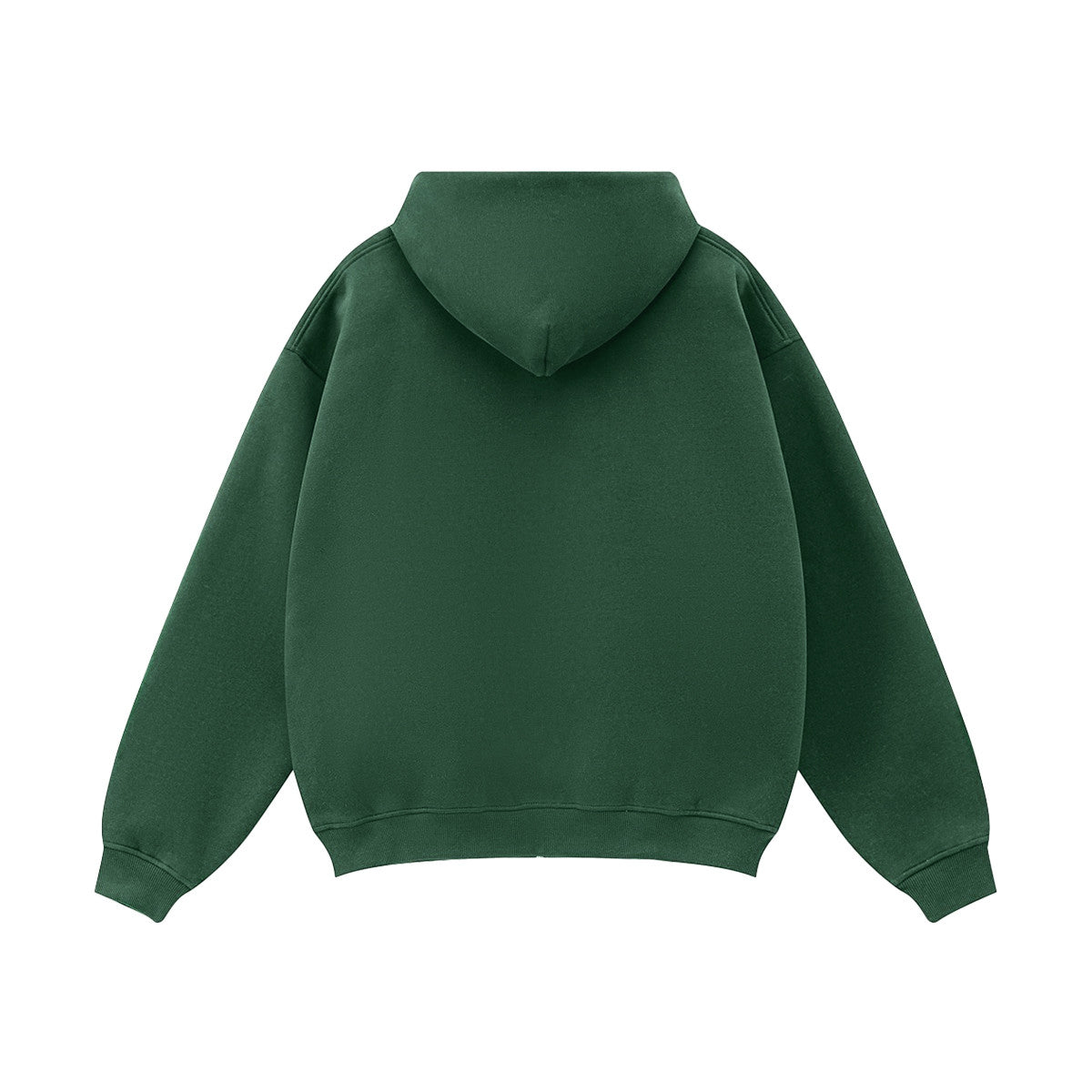 Unisex Fleece Zip-up Oversized Hoodie