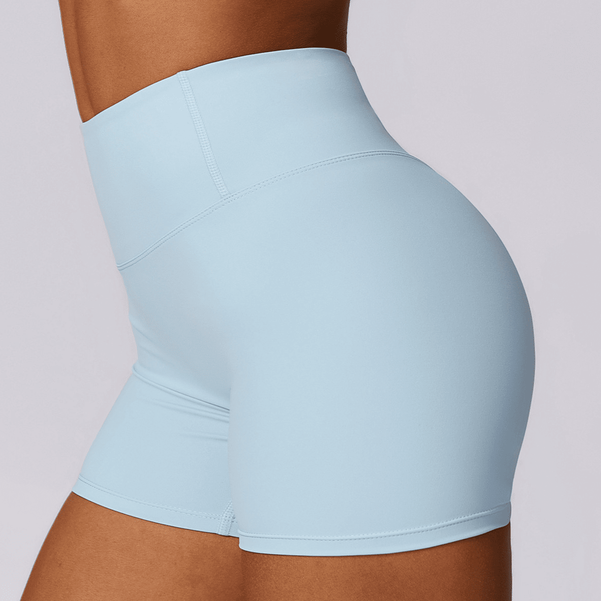 CloudFeel High-Waisted Compression Yoga Shorts