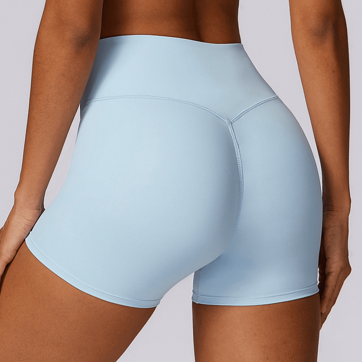 CloudFeel High-Waisted Compression Yoga Shorts