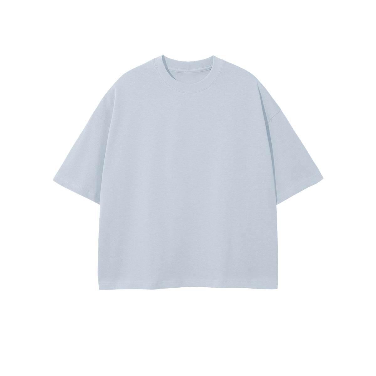 Unisex 100% Combed Cotton Cropped Oversized T-shirt