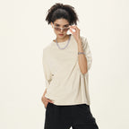 Unisex Cropped Loose T-shirt(280GSM)