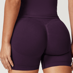 Seamless High-Waisted Yoga Shorts