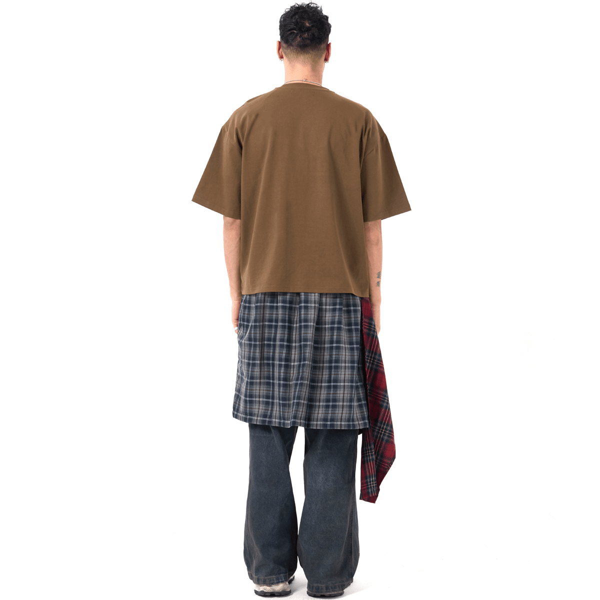 Unisex Cropped Loose T-shirt(280GSM)