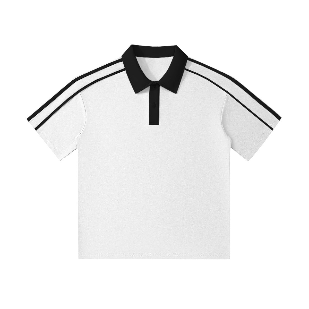 unisex polo shirt contrast collar