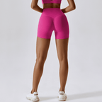 CloudFeel High-Waisted Compression Yoga Shorts