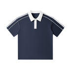 Unisex Contrast Collar Short-Sleeve Polo Shirt（240GSM）