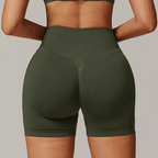 Seamless High-Waisted Yoga Shorts 121