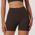 Seamless High-Waisted Yoga Shorts