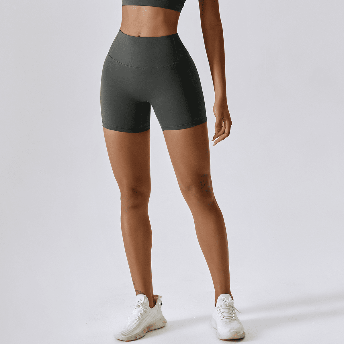 CloudFeel High-Waisted Compression Yoga Shorts