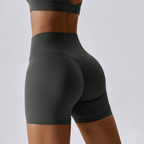 CloudFeel High-Waisted Compression Yoga Shorts