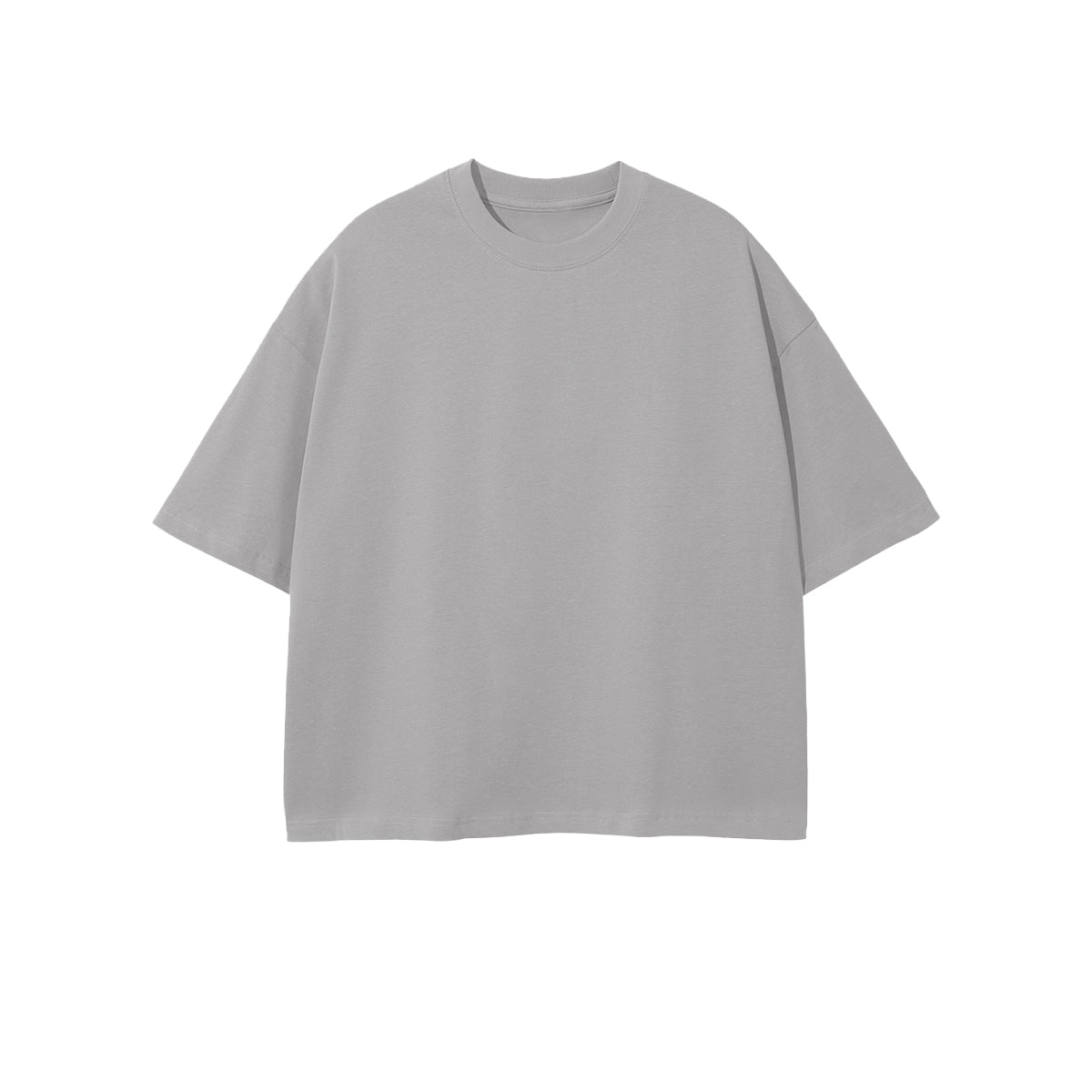 Unisex Cropped Oversized T-Shirt in Soft Combed Cotton