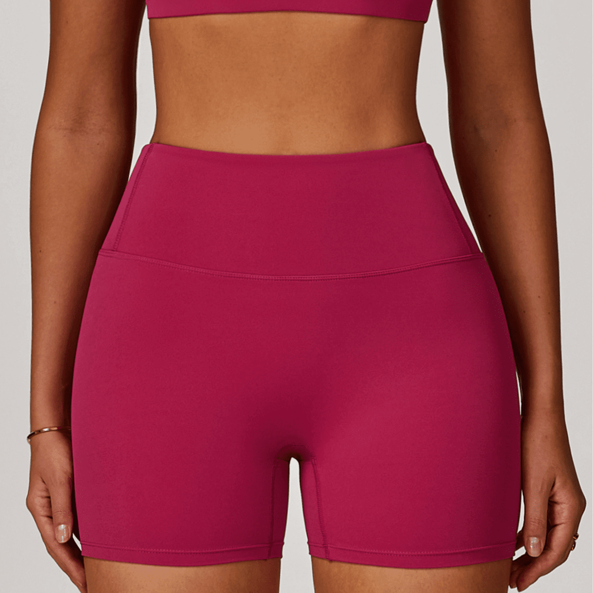 CloudFeel High-Waisted Compression Yoga Shorts