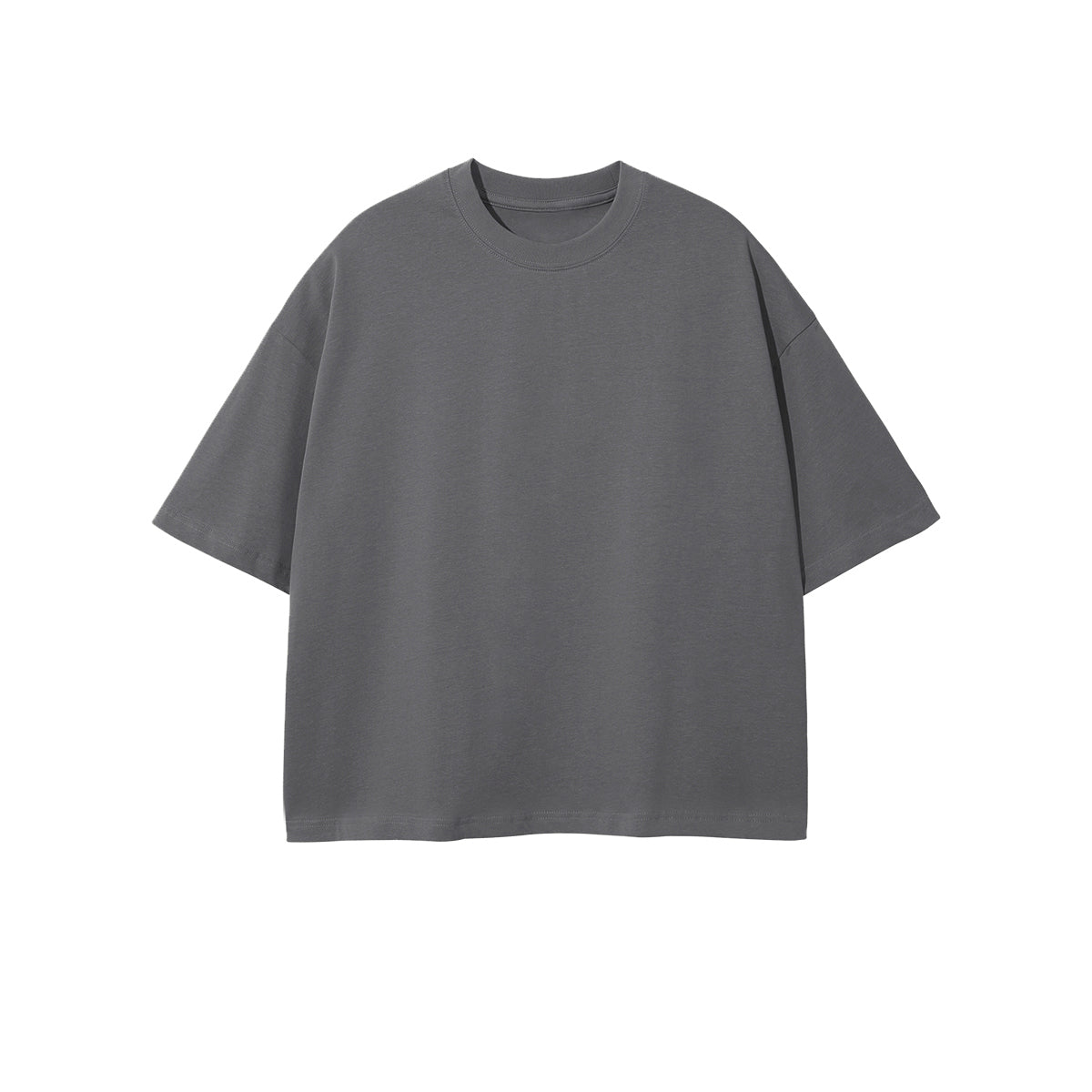 Unisex 100% Combed Cotton Cropped Oversized T-shirt (250g)