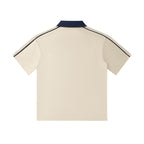 Unisex Contrast Collar Short-Sleeve Polo Shirt（240GSM）