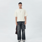 Unisex Cropped Loose T-shirt(280GSM)