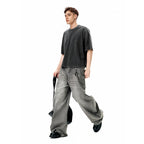 Unisex Cropped Snow Washed T-shirt(285GSM)