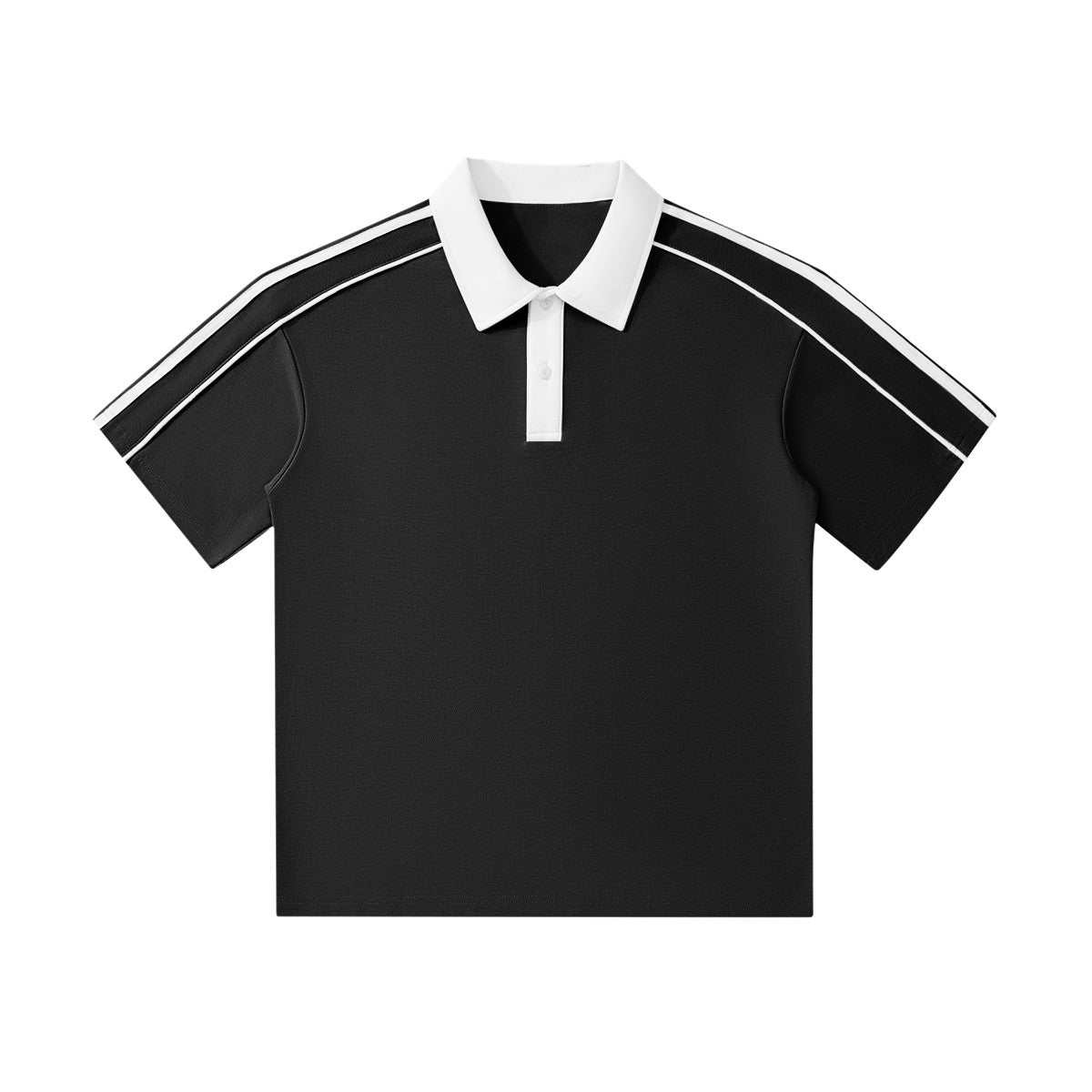 unisex polo shirt contrast collar