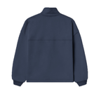 Unisex Stand-Up Collar Half-Zip Panelled Sweatshirt（460GSM）